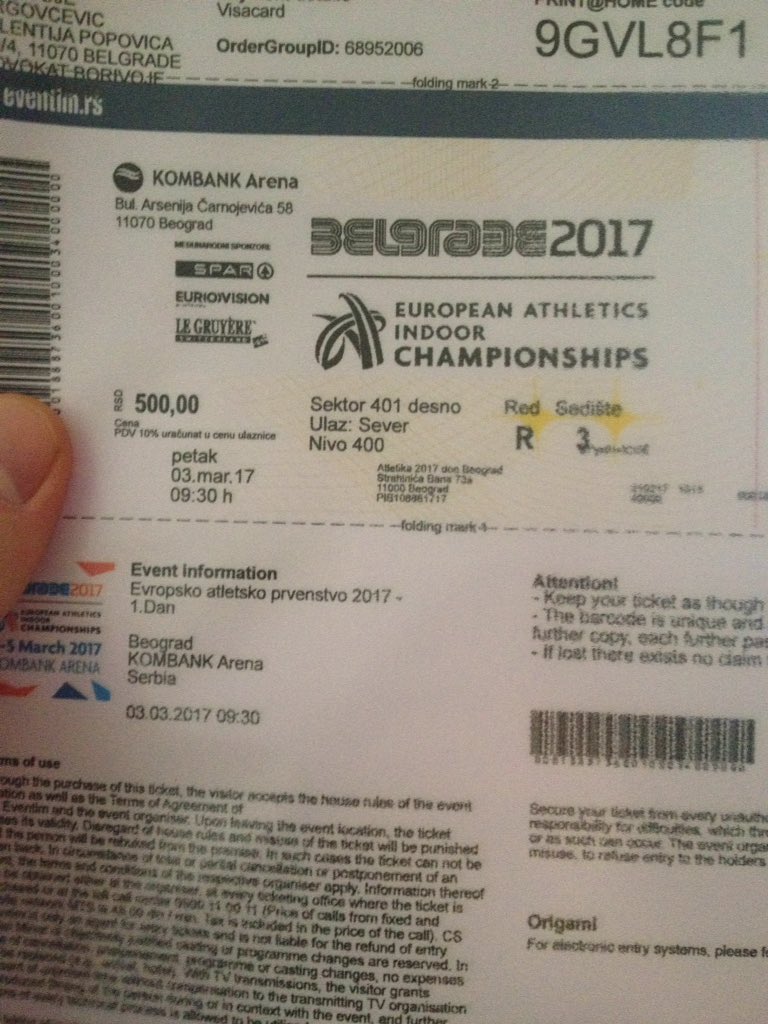 lukatrogo's tweet photo. Si va a #belgrade2017 purtroppo solo da spettatore ma è già qualcosa... Vidimo se u beograd! ✈️ 🇷🇸 https://t.co/3YDtpPDYqi