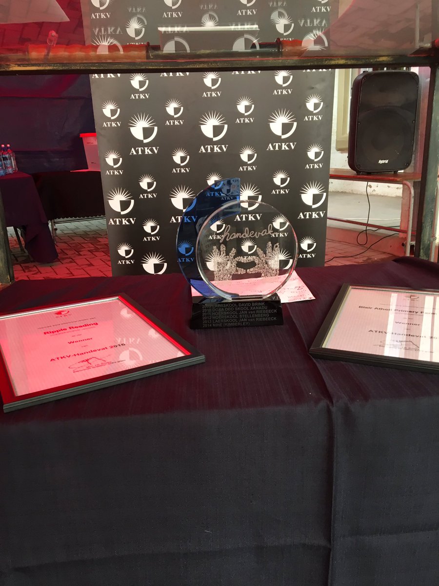 NiekerkJJ's tweet image. @ATKVSA #Handevat prysuitdeling 2016