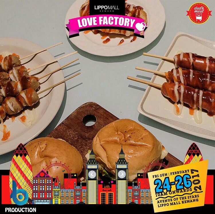 Please come to our booth at KEMANG BBQ Party "Love Factory" this weekend! we're going to throw a party in your tummy!