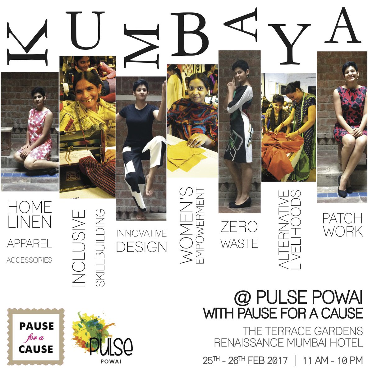KumbayaSPS's tweet photo. #Kumbaya comes to #PulsePowai with Pause for a Cause at the @RenaissanceMum. 25-26 Feb. 11am-10pm. Food, music, night market and more! https://t.co/RIyKMGQMO1