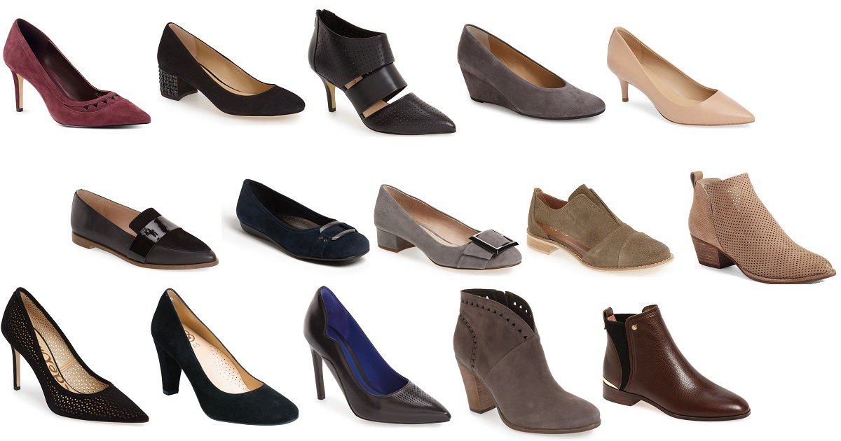 corporette's tweet photo. Lots of great #shoesforwork still left in the winter #nsale! Everything pictured has tons of sizes left. Details: https://t.co/YCSN27yzj0 https://t.co/YklR2IEqsn