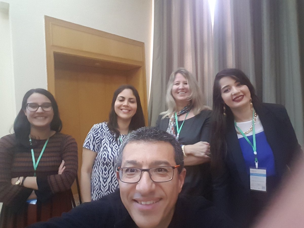 sergeluca's tweet photo. selfie with speakers in Tunisia  #spdtunisia2017 #sharepoint https://t.co/KXEuMGOIhE