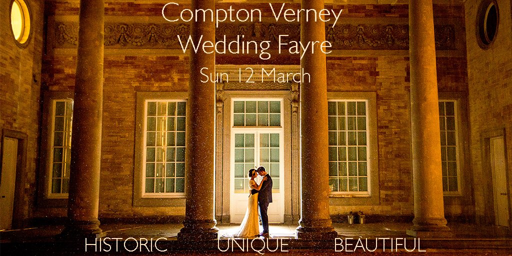 Save the date! Compton Verney's Wedding Fayre 👰 | Sat 12 March bit.ly/2lGGNGo