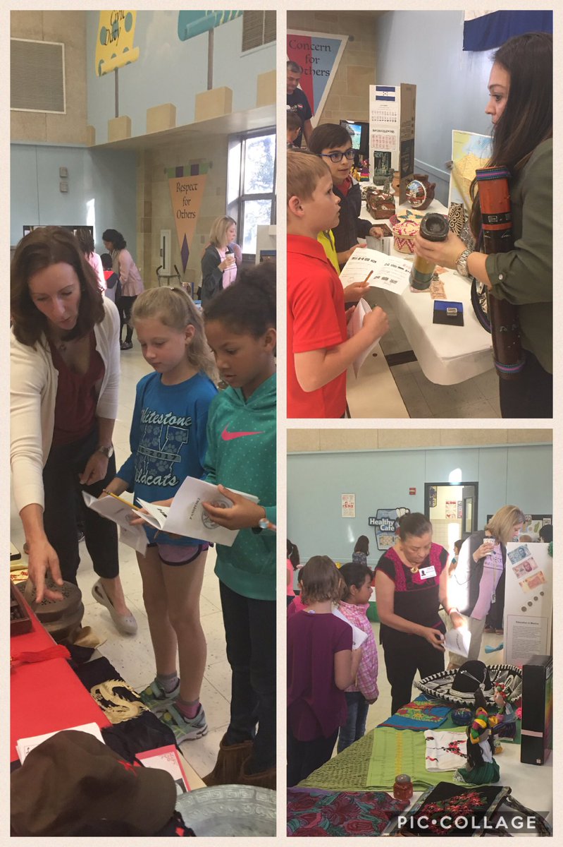 Students enjoying PTA's International Day at WSE!