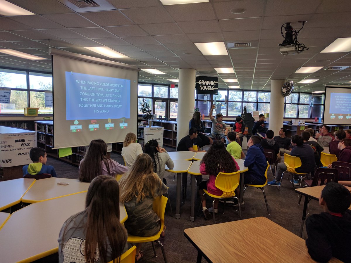 MrSlater_MJH's tweet photo. @MagnoliaJrHigh 7th grade ELA classes locked in fierce battle today during "Grammar Wars!" #mjhplp #inspiredinstruction https://t.co/PnunA4Dk81