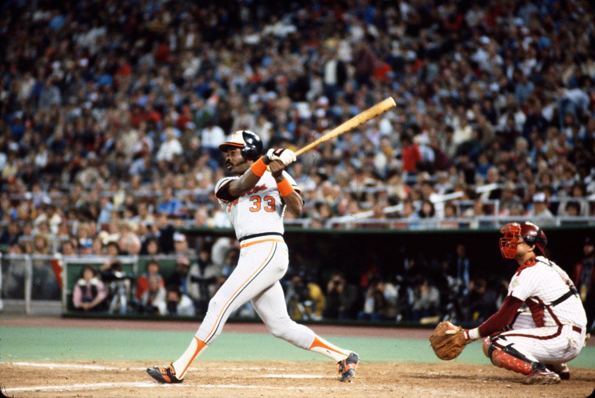 Orioles's tweet photo. Happy 61st Birthday to HOFer and #Orioles Legend, Eddie Murray! #Birdland https://t.co/ZrgLCvNRTb