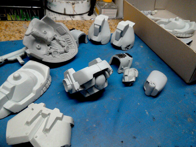B-CLUBレジン1/144ドムトローペン（原形製作者：記名無し）切り出し