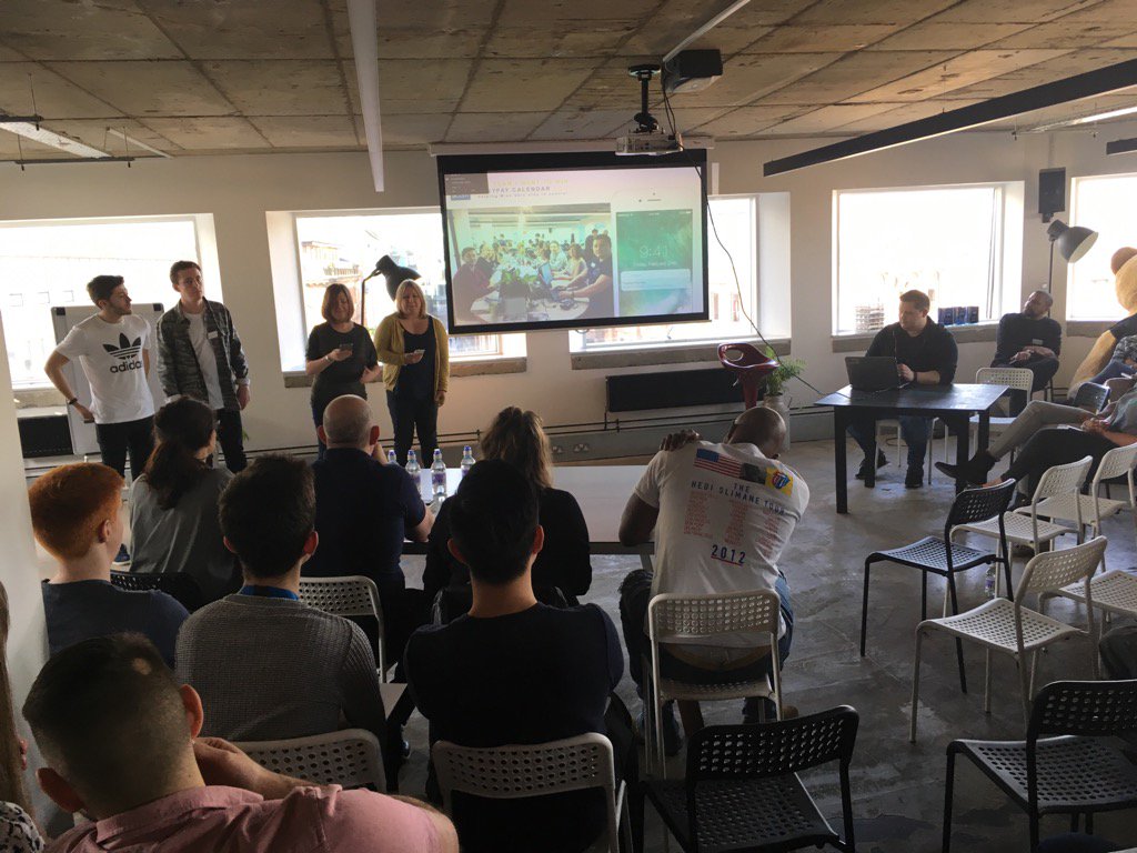 jamesbelton's tweet photo. Presentation time at the #sdhack - some great ideas and solutions coming to the fore! https://t.co/IQ7Ocyxjva