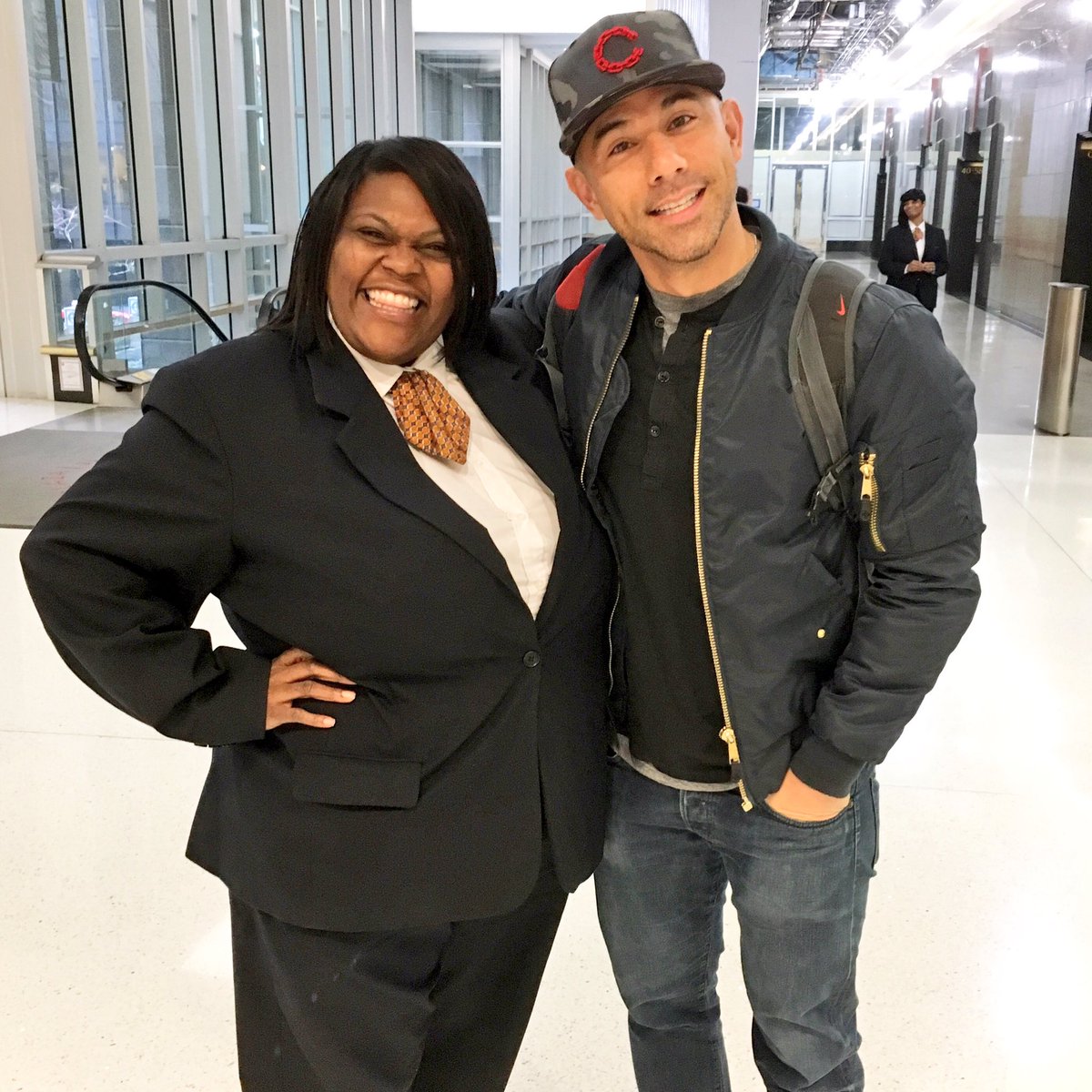BillyDec's tweet photo. I'm LIVE on B96.3 #RADIO soon turn us on! 1st hugs to my girl Coco the security goddess @B96Chicago @iamjniice @jshowchicago @showbizshelly https://t.co/Lfh8ImPop4