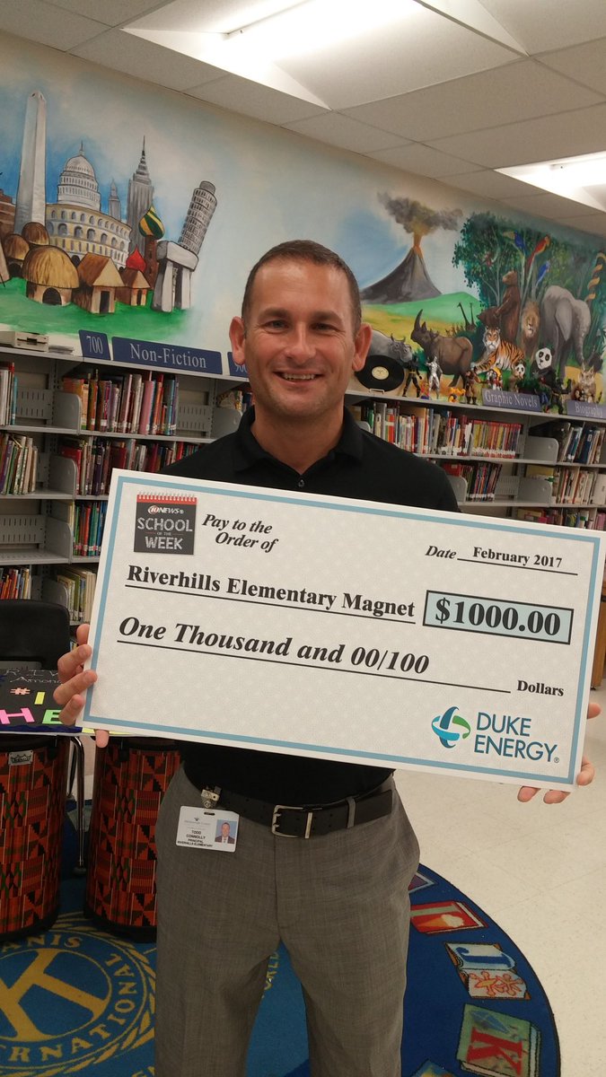 RiverhillsElemMagnet (@hcpsriverhills) on Twitter photo Thank you, <a href="/DukeEnergy/">Duke Energy</a>... We are honored to be chosen #SchooloftheWeek!
#WTSP #Risewith10 #RiverhillsUnites Thank you, <a href="/DukeEnergy/">Duke Energy</a>... We are honored to be chosen #SchooloftheWeek!
#WTSP #Risewith10 #RiverhillsUnites