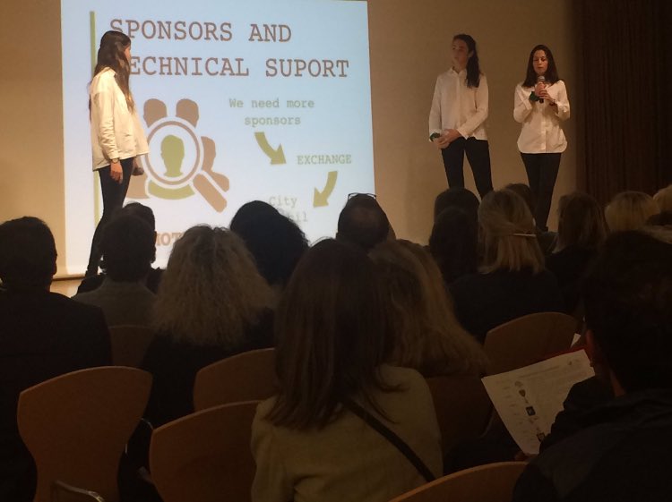 saveandgobcn's tweet photo. Presentation to Investors in Col·legi Montserrat👏🏽🍃 @colemontse https://t.co/6PF3FbCo9l