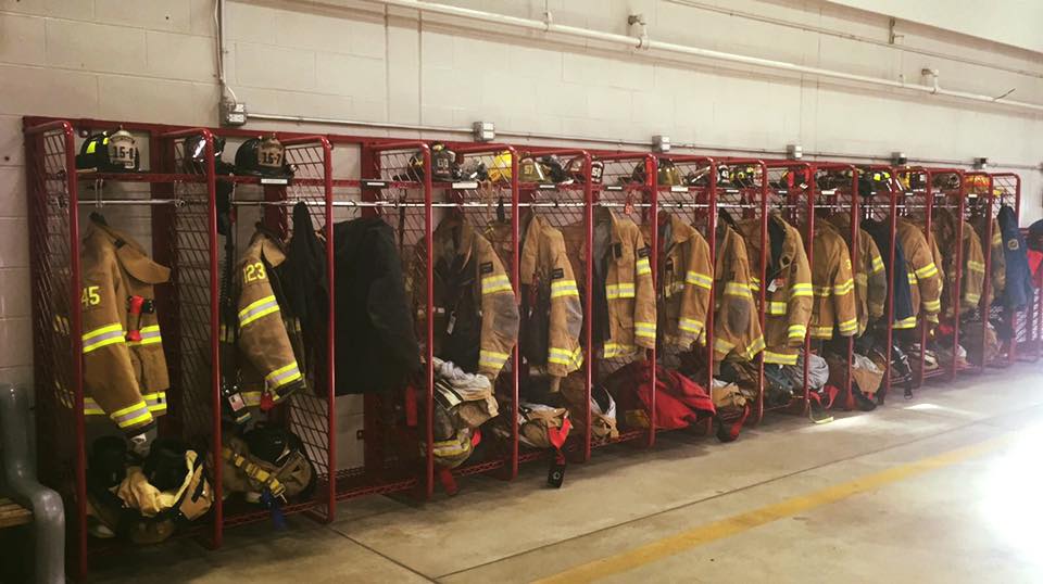 ReadyRack's tweet photo. Westwood Volunteer Fire Department with our Red Racks. @Fire_End_Croker #grovesinc #redrack #readyrack https://t.co/vsjI0lmqiA