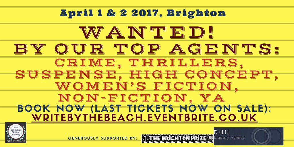 KateWritesBooks's tweet image. WANTED by top #literaryagents - big rewards - guaranteed #agentpitch at writebythebeach.eventbrite.co.uk #brighton - last tickets on sale now