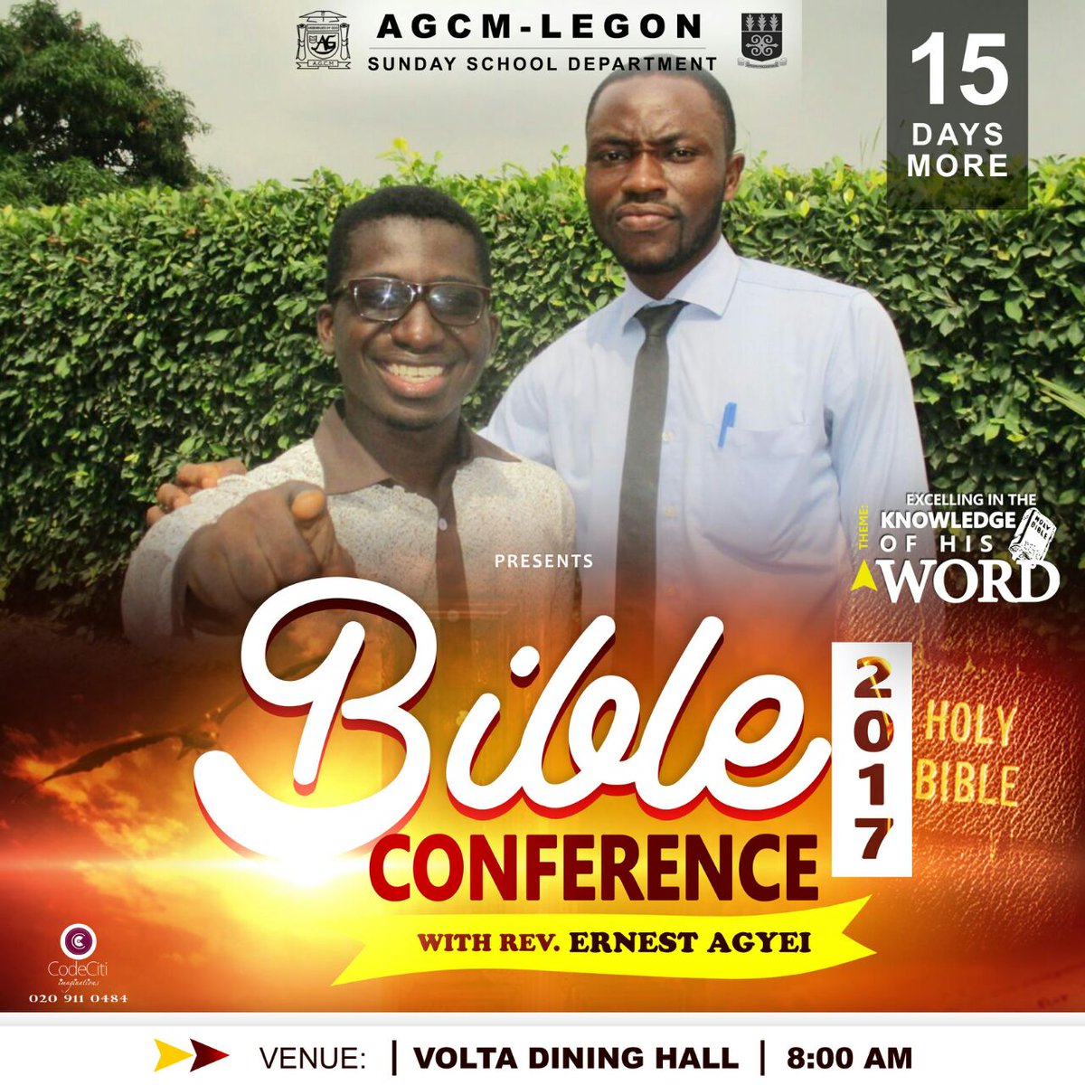 agcm_legon's tweet photo. Come for both rhema and logos https://t.co/MeFmzlSwZs