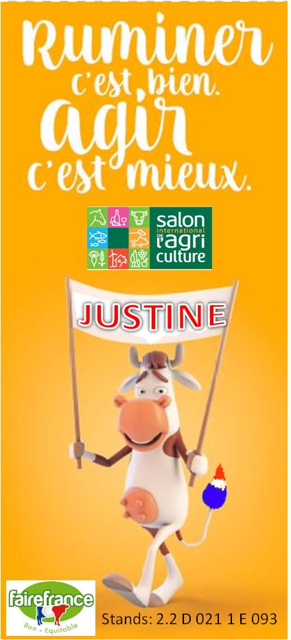 laitequitable's tweet photo. #salonagriculture a demain avec #justine pour parler #LaitEquitable #fairefrance #agirousubir #consomActeurs https://t.co/Z18udOvQYL