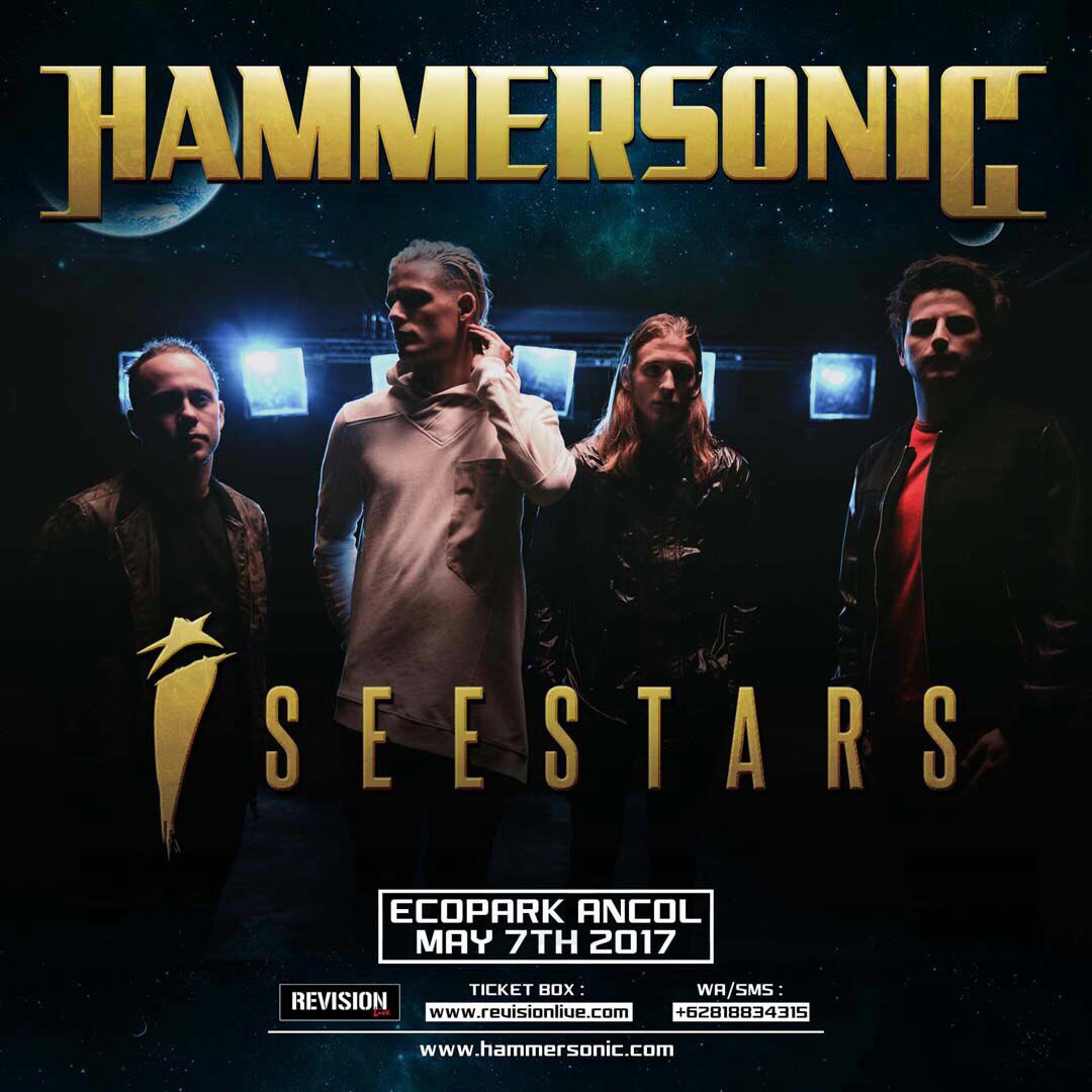 Band rilisan Sumerian Records, I SEE STARS asal Michigan ikut meramaikan line up #hammersonic2017. Wajib ditonton, gengs!