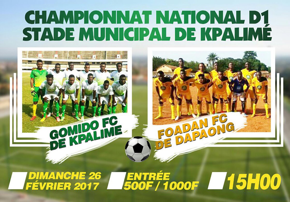FTF_tg's tweet photo. Inauguration travaux de rénovation Stade de Kpalimé.#Ftfinfos https://t.co/VJr1v3KtRu
