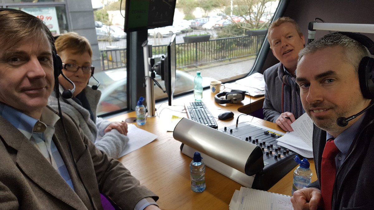 JoeFinneganShow's tweet photo. Our panel live in @ThisIsCavan : former @fiannafailparty TD @ConlonMargaret , @AdrianKelly_ of @Airsynergy &amp; @NRenaghan of @IFAmedia https://t.co/scc9mNRKU1