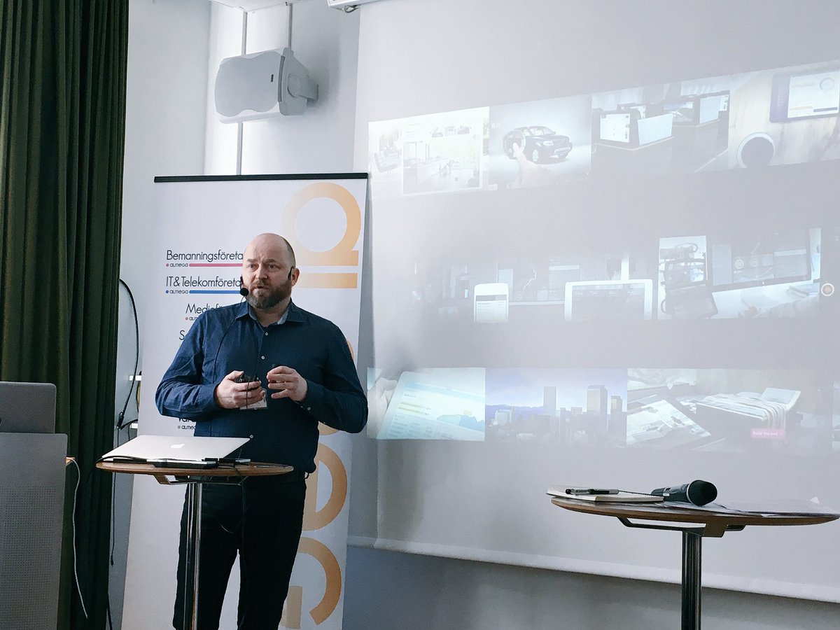 svnswe's tweet photo. #Andreas_Markewärn talare @service_swe har spenderat 20 år med att förstå vad användarna skall ha #digitalisering till ! #IT #innovation https://t.co/2N70y49bzG