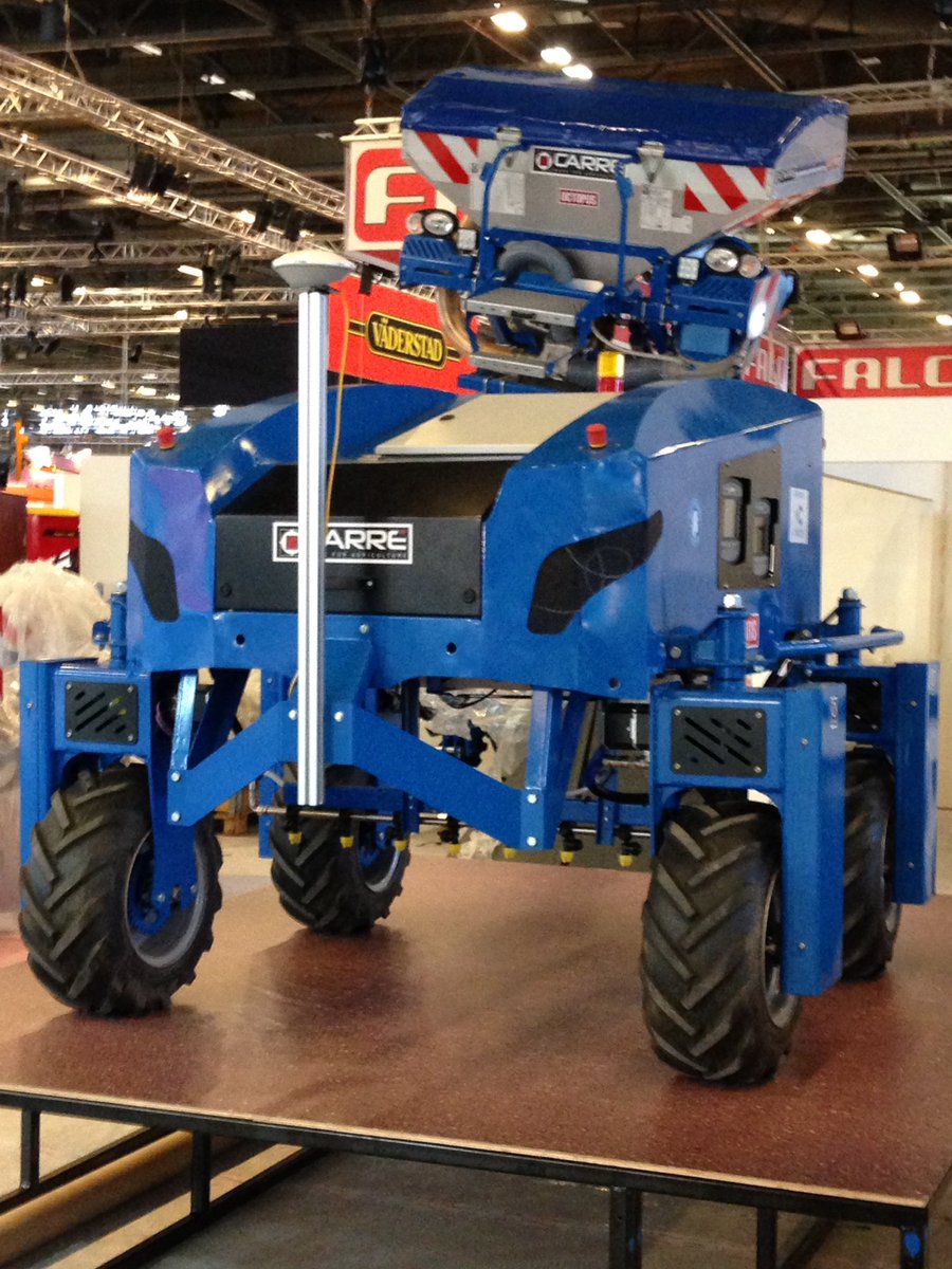 Carresas's tweet photo. #Anatis is on #sima2017 get ready for the force #robotique #agriculture #madeinFrance #agritech #FrenchTech @Herve_Pillaud @FTechVendee https://t.co/crSsIdtEo5