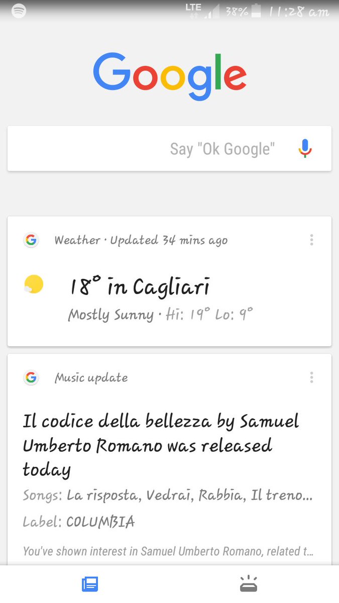 EstelleMDD's tweet photo. @samuelofficial Quando anche Google conosce i tuoi gusti musicali! 😍#ilcodicedellabellezza https://t.co/9SSL3ZnWjE
