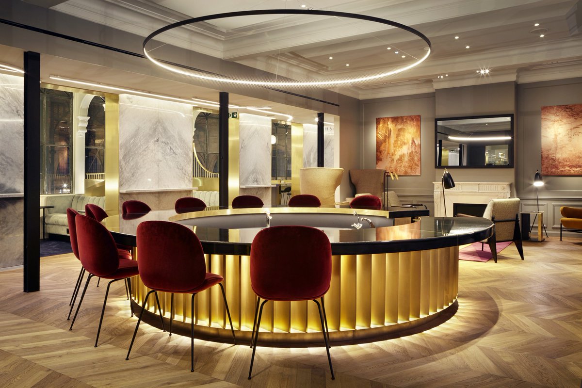 The new Business Premiere Lounge at <a href="/EurostarUK/">Eurostar UK</a> Gare du Nord <a href="/Paris/">Paris</a>. All furniture supplied by <a href="/AramContracts/">Aram Contracts</a>