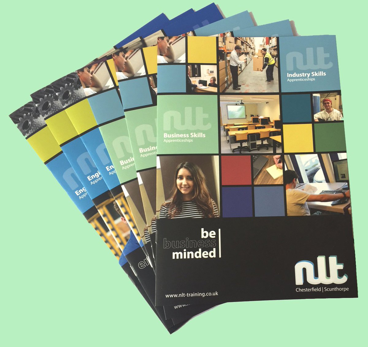 NLT Training have been keeping us busy this week printing their pop-up banners and brochure #apprenticeships #training #printing #brochures