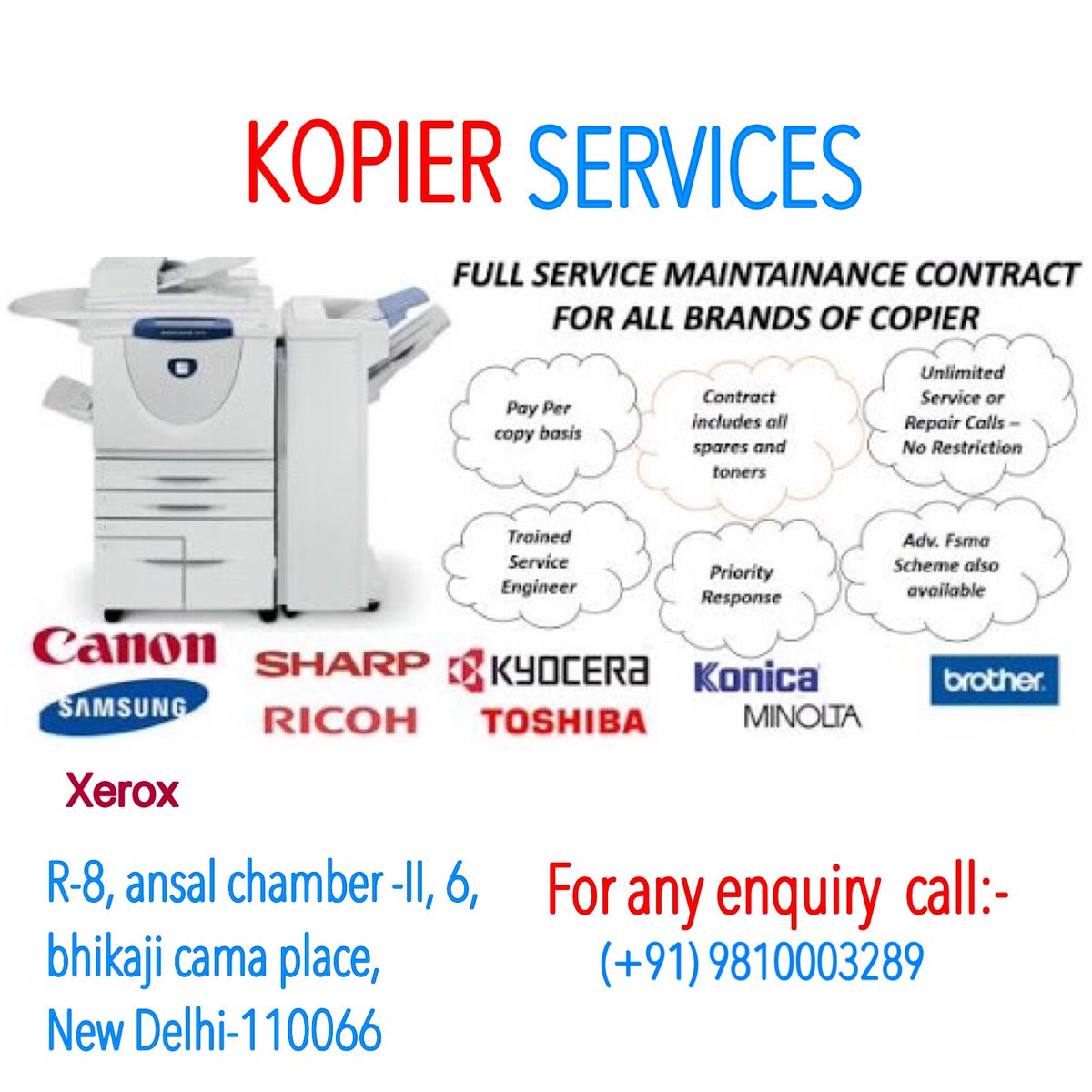 KopierServices's tweet photo. Benefit of amc’s is that you don’t have to pay extra for repairing during break down its included in the contract https://t.co/3VpXAMawSP https://t.co/CNRNhxSYmJ