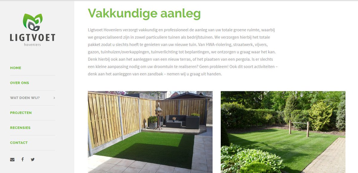 Ligtvoet_Groen's tweet photo. Ligtvoet Hoveniers is klaar voor het voorjaar. Onze nieuwe website is vanaf nu te bekijken ga naar https://t.co/AieNc6vMFB https://t.co/oqUnPKuBiK