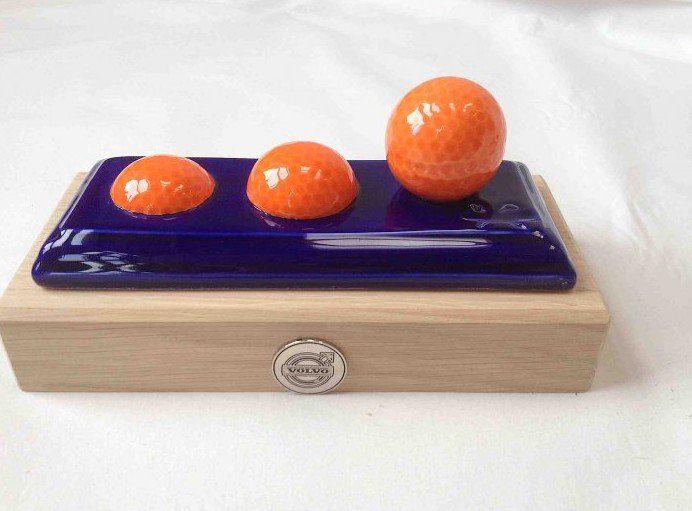 [#CADEAU] la sortie de #bunker en #faience émaillée #personnalisation sur demande ⛳️ Infos sur golf-etc.fr  #golf #madeinFrance