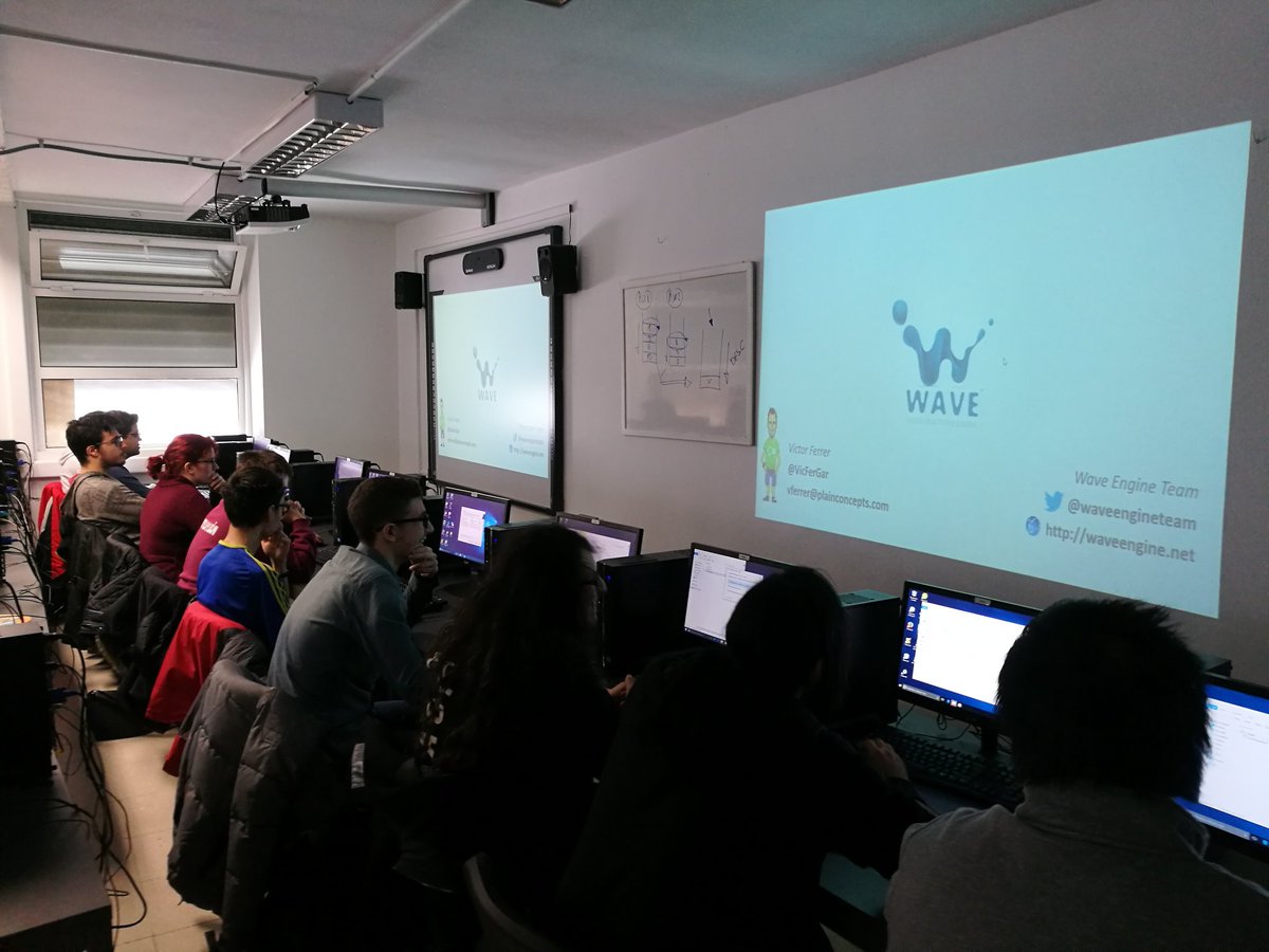 vallahackathon's tweet photo. Seguimos en #VaHack2017 ahora con taller práctico de @WaveEngineTeam con @VicFerGar , grabaremos y subiremos a @YouTube https://t.co/LrL7RkW7My