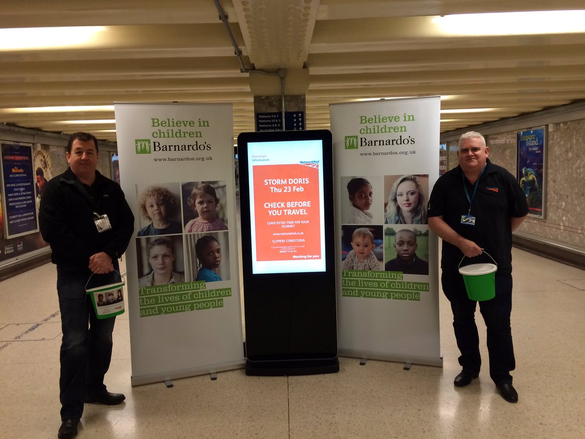 cardouk's tweet photo. Come down to support our @barnardos #fundraising efforts a #bristoltemplemeads with @networkrail https://t.co/vkkA1R4wTl