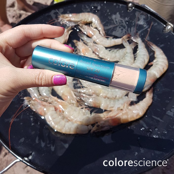 ColorescienceSA's tweet photo. A Friday afternoon prawn skottle on the beach, whose in? #CSontheGo https://t.co/dWvybH1heE