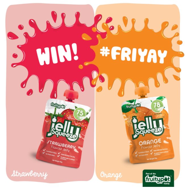 fruitypotfamily's tweet photo. It's #FriYay so here's a #Competition! Follow and RT to #WIN a fruity prize! We'll pick three winners on Monday 🍓🍊 #FreebieFriday https://t.co/51QZHPUltc