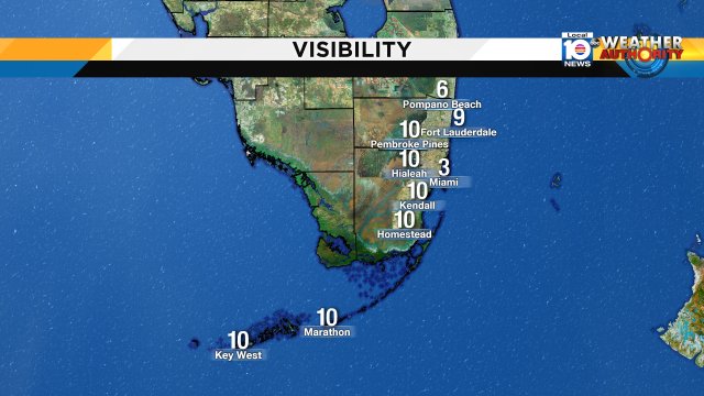 Happy Friday please use caution patchy fog is causing limited visibility on the roads in Miami. https://t.co/Nu7uCTVER2