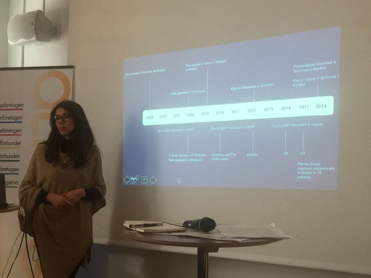 Peter_Lofgren_'s tweet photo. Intressant om #Innovation med @MariaDalmalm @Klarna @service_swe - Det startar med att lösa ett problem/pain! https://t.co/Td2zrmSS34