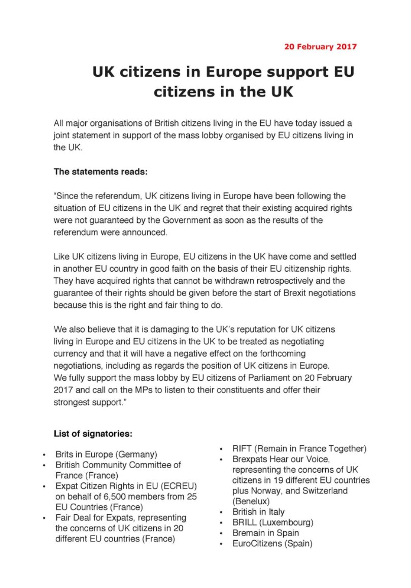 the3million's tweet image. Did you know? All leading organisations of UK citizens in the EU &amp;amp; Migrants groups are supporting our demand for unilateral guarantee?