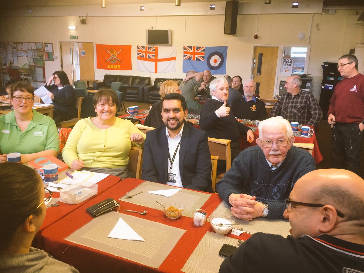 TamoorT's tweet photo. This morning I went along to @BuryVetsBreki, great to meet everyone. Steve &amp; Adam Butterworth do a brilliant job getting Veterans together https://t.co/Fghh1mQJzN