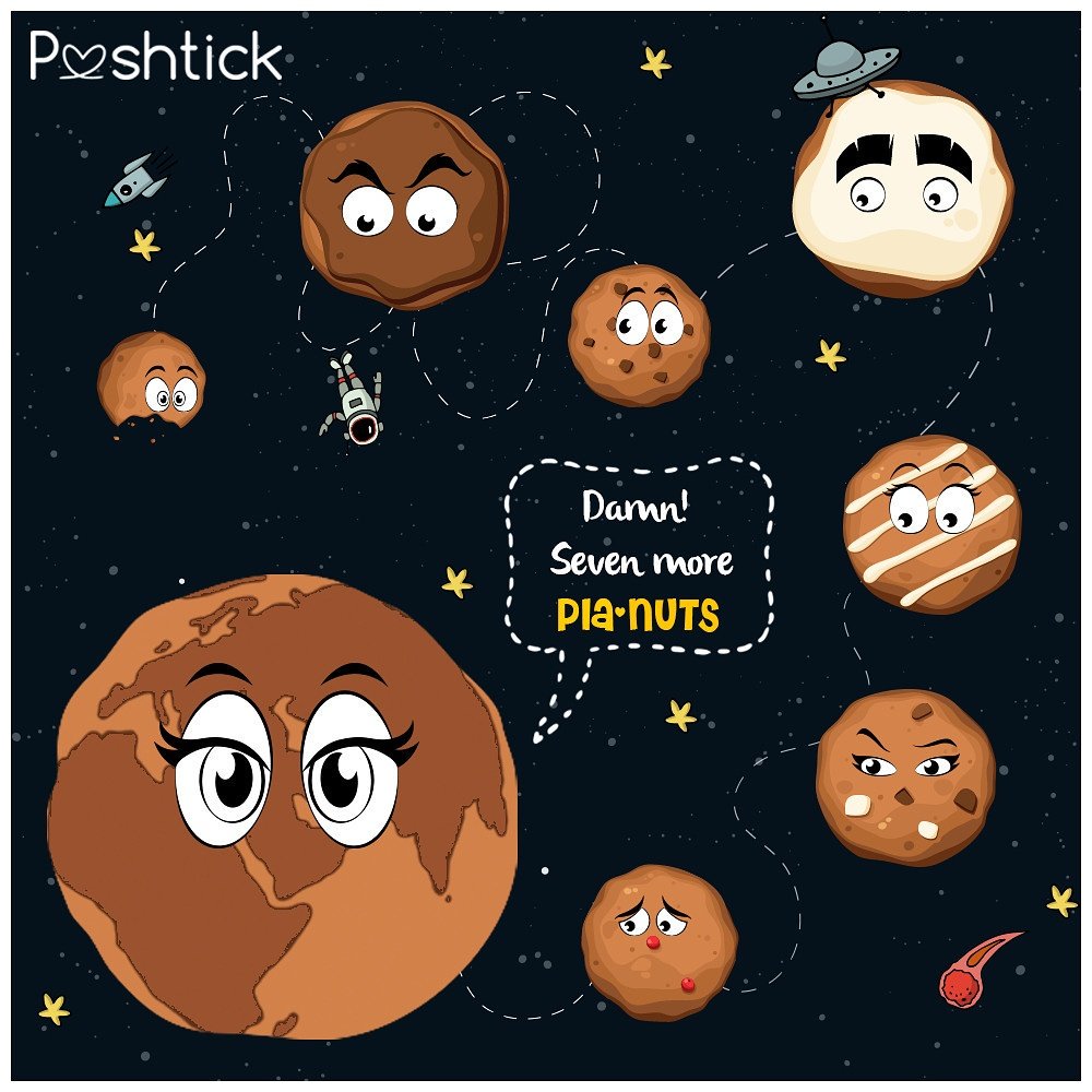 PoshtickIN's tweet photo. #NASA just discovered that there are 7 more healthy planets in this universe. Let's also make them healthier with https://t.co/LKZIGskrP1 https://t.co/KY5Se4iG5e