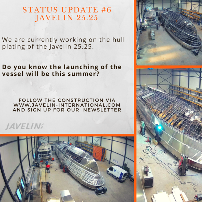 Status update #6 of the Javelin 25.25.   goo.gl/UZjQKo  Follow us to stay up to date! ⚓️