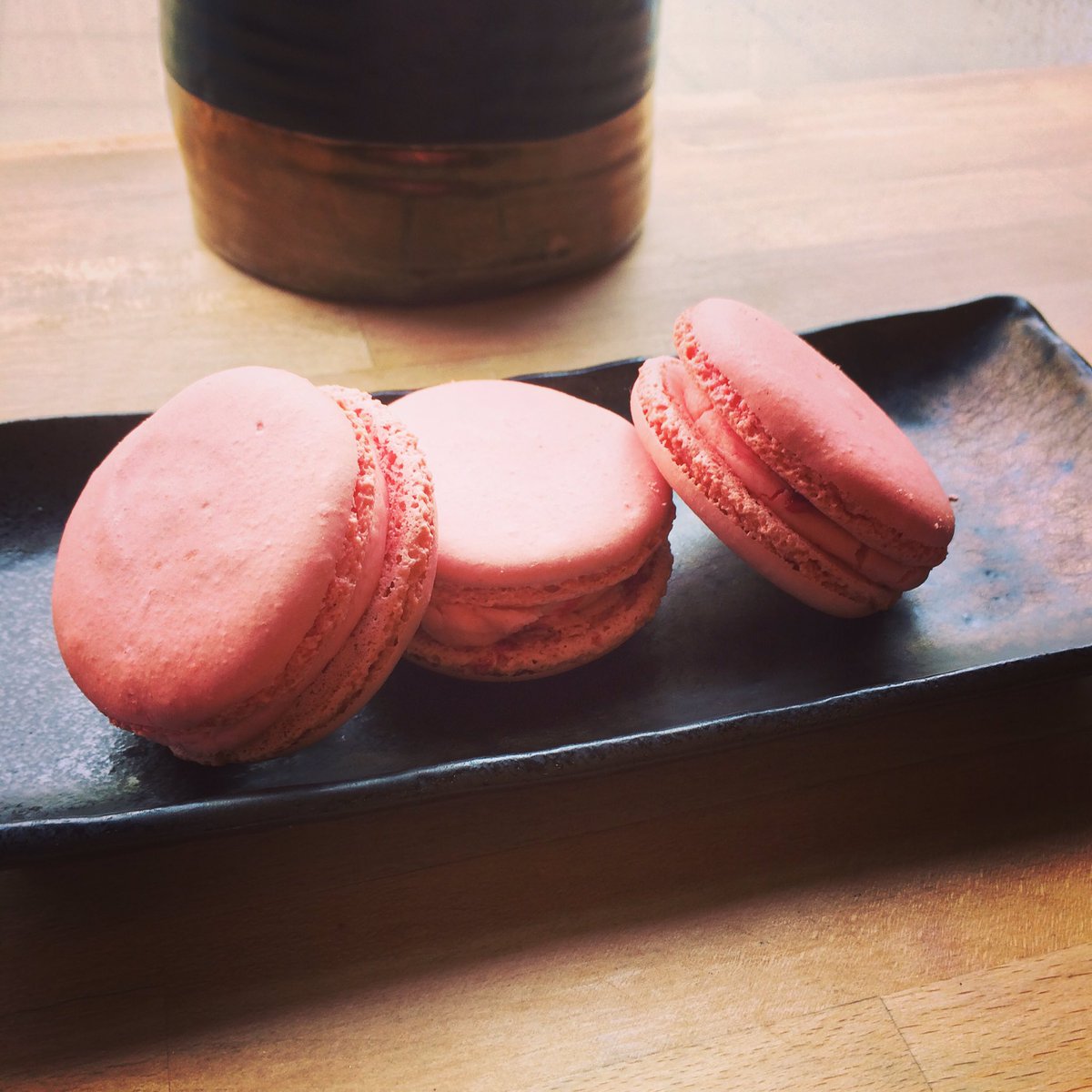 A #friYAY special.... And very limited in number so come in quickly!!... #Macarons!! They are SO GOOD. #thankfooditsfriday ❤️
