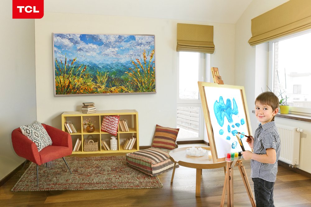 TCL_Europe's tweet photo. The new #TCLP60 Series is available in 43, 49, 55 and 65 inches. It will adapt to any room design! π #TCLTV https://t.co/RcE9EjPBlm