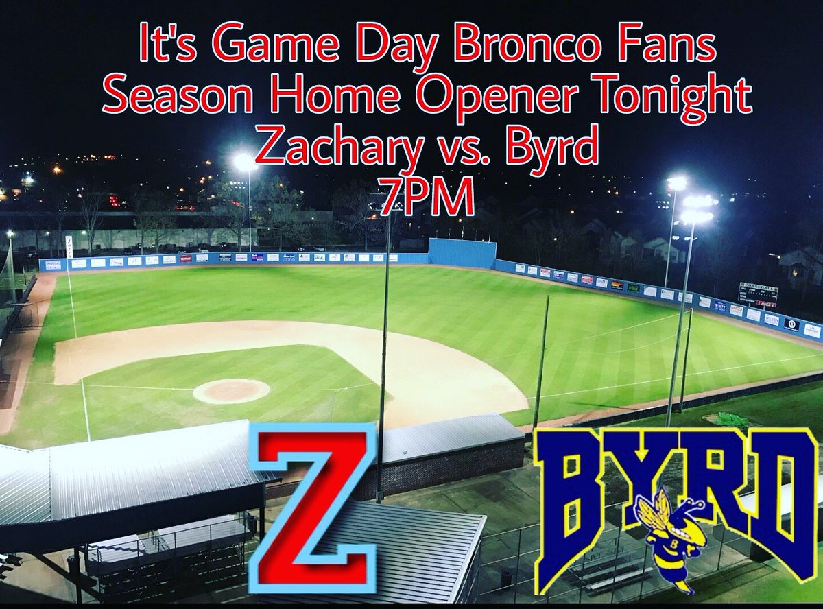 _ZHSBaseball's tweet photo. We will be honoring the 2007 State Championship Team Tonight Before The Game. Come out and support your Broncos! #SeasonOpener #HertyField https://t.co/C6j82BRYw0