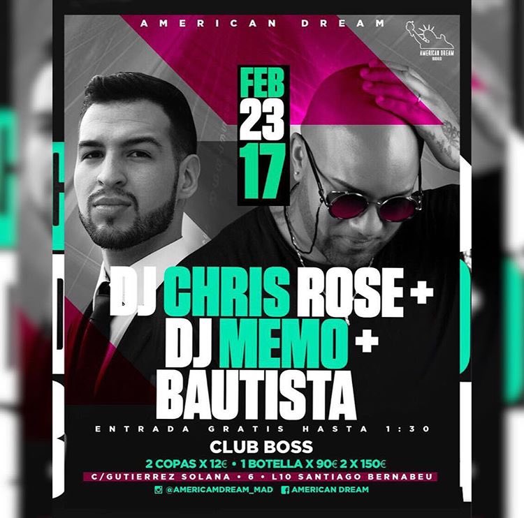 Como dice <a href="/djkhaled/">DJ KHALED</a> "another one" @CHRISROSEMUSIC1 dj set a #Madrid 🇪🇸