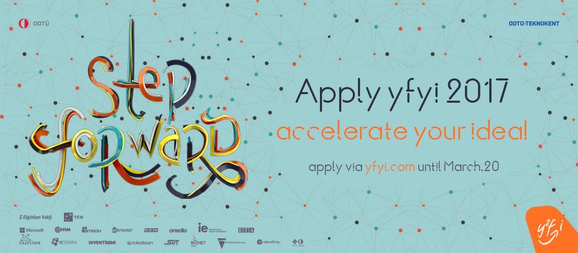 Apply for #yfyi Global Acceleration Program 2017 round to scale in international markets #StepForward. Applications:yfyi.com