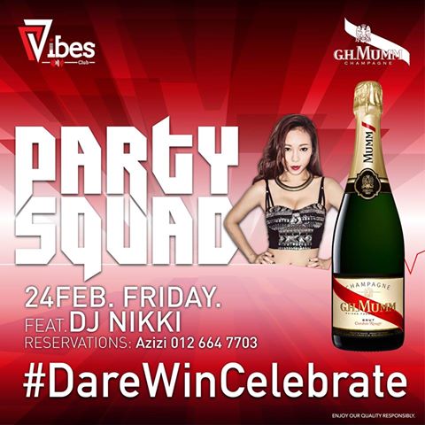 hardergrounds's tweet photo. #LUVEE is gonna get wilder than before with the Mumm Party Squad invading Vibes Club tonight ft Nikki, NFJ, Mymax &amp; MC Protege! #PrimeEnt https://t.co/N7wxj75Y1u