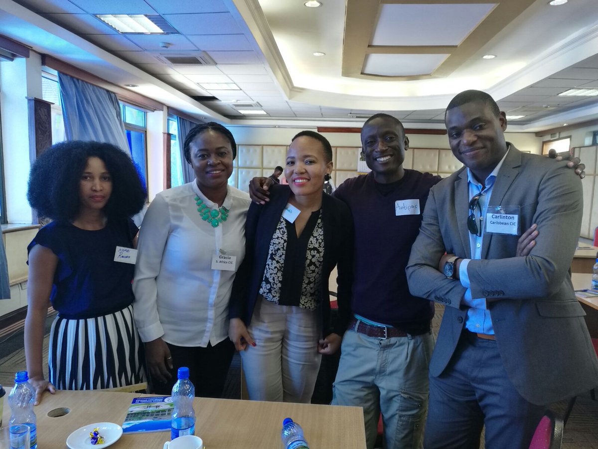 CaribbeanCIC's tweet image. Group shot with the Climate Innovation centers at there annual network meeting. #SankalpAfrica #CCIC #worldbank #kenya #nairobi