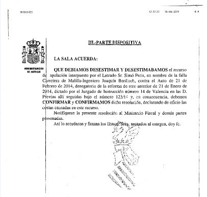 La #justicia da la razón a la Familia Caballero Molina bit.ly/2lCGgCQ #fallas