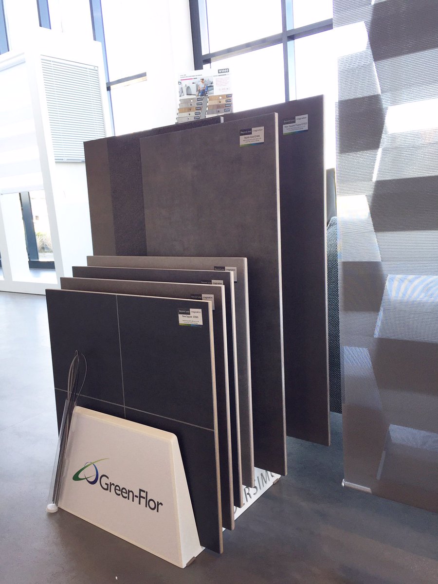 Wij hebben een nieuwe presentatie van GreenFlor! Wij adviseren u graag in onze winkel. #pvc #greenflor #tegels #interieur