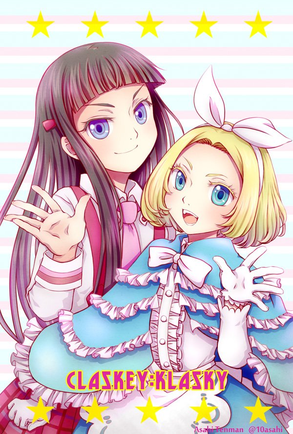 天満 コミッション受付中 En Twitter クラシカロイド バダちゃんとチャイコ ちゃん描きました ポスター風 正統派黒髪美少女と金髪ロリータ美少女のアイドルユニットなんてかわいいに決まってるんだよ かわいい みんな みて